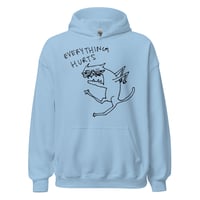 Image 5 of everything hurts Unisex Hoodie