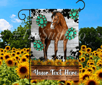 Horse Garden Flag