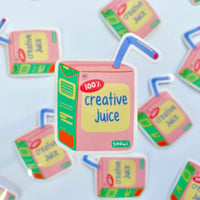 Image 1 of Creative Juice Box Vinyl Sticker