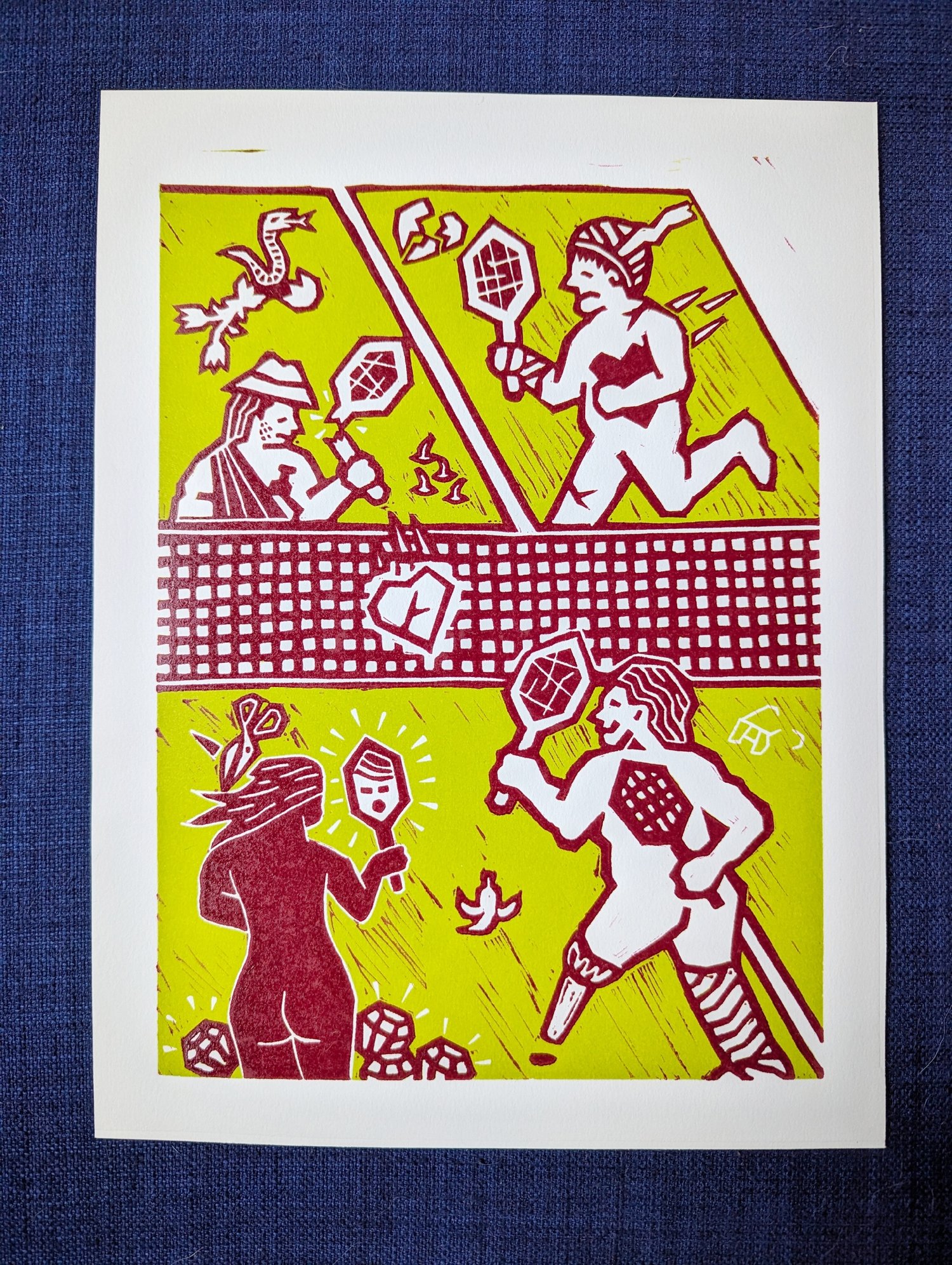 Reduction Linocut #27