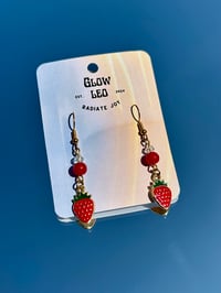 Image 3 of Strawberry Fields Earrings
