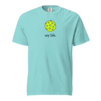 Image 1 of "my life..." Unisex Garment-dyed Heavyweight t-shirt