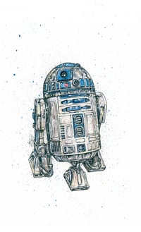 Image 3 of Droids 8.5x14 Signed Art Print Selection