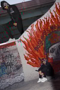 Image 5 of “DEMON FACE” FULL ZIP(RED)