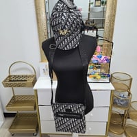 Image 1 of Unisex Crossbody Blue & Black