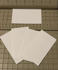 Image 2 of 400 Business Cards ~ 2 inch x 3.5 inch ~ 140 lb Fabriano 1264 Watercolor Paper