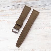 Image 2 of 20mm Corfam Style Hunter Green Suede