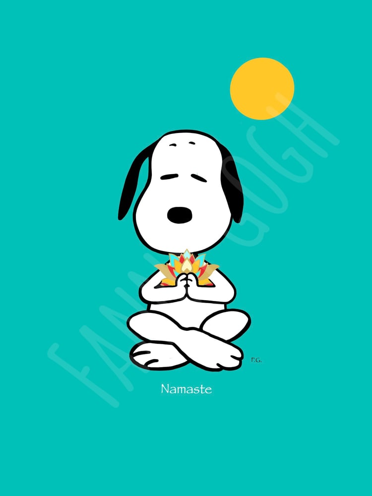 Image of Snoopy Namaste