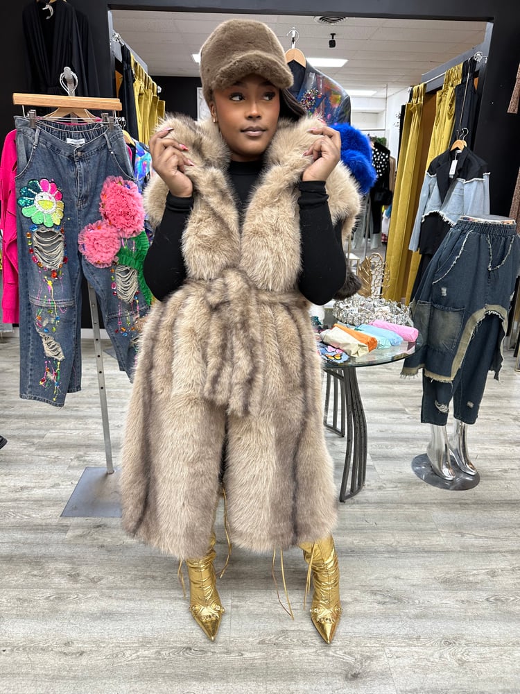 Image of FAB FAUX FUR VEST