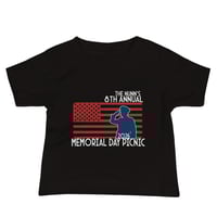 Image 1 of The Nunn's 8th Annual Memorial Day Picnic 2026  - Baby Black T-Shirt