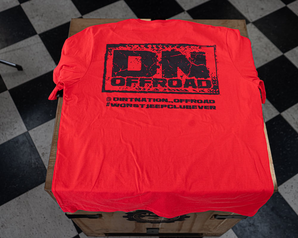 Dirtnation T-Shirt 2024 Logo Red