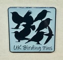 UK Birding Pins Logo Enamel Pin Badge