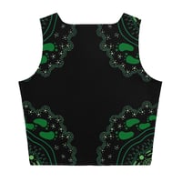 Image 2 of Crop Top “Goanna Tracks”