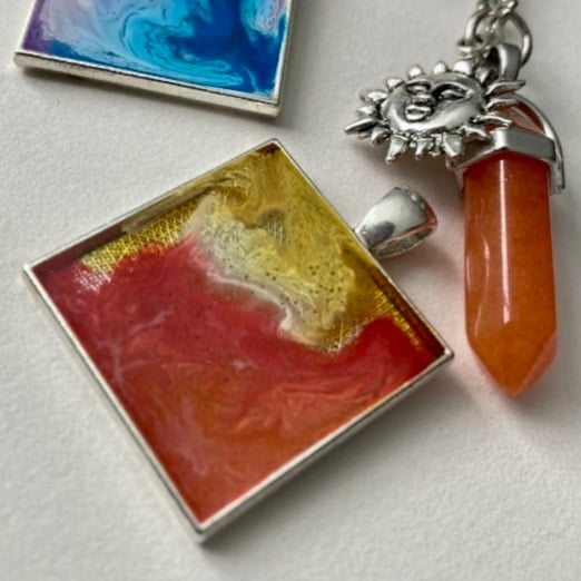 Image of Scarlet Sunshine Keychain