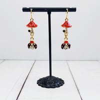 Image 4 of Ladybug Earrings 