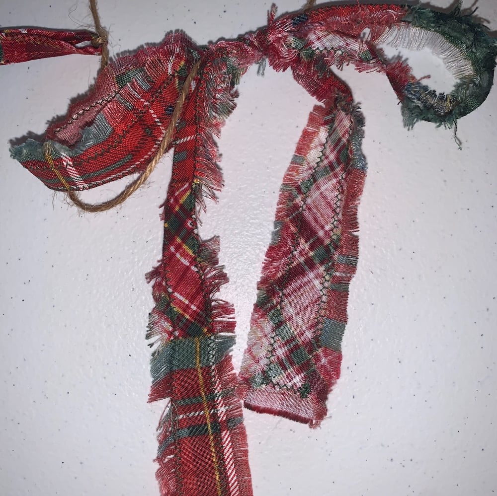 Image of Rustic Christmas Tree Garland