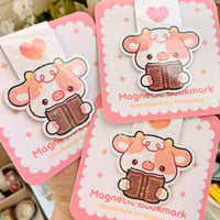 Image 2 of Puni cow magnetic bookmark 3 - TRACKED SHIPPING REQUIRED