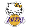 LA Lakers Los Angeles NBA Basketball Hello Kitty Decal Sticker-