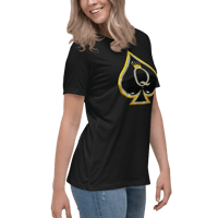 Blinged Queen of Spades Women's Relaxed T-Shirt