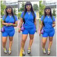 Blues 2pc short set 