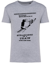 Image 5 of Camiseta Strangers On A Train (Alfred Hitchcock)