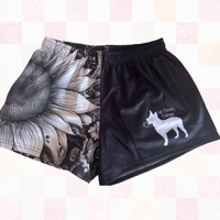 Image 1 of NIGHTFLEUR FOOTY SHORTS - PRE ORDER