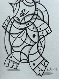 Image 2 of Ink & Brush Sketch O