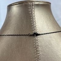 Image 3 of Long crystal layering pendant necklace