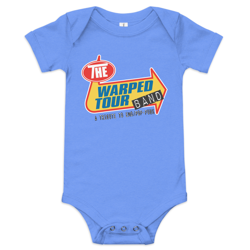 Baby short sleeve one piece (The Warped Tour Band Logo)