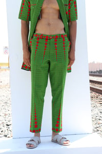 Image 3 of The kendu pants - red dots 