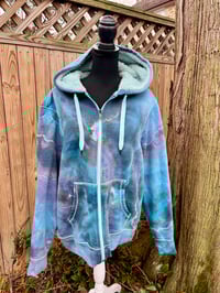 Image 1 of Sherpa Lined Zip Up Unisex Hoodie Size XL