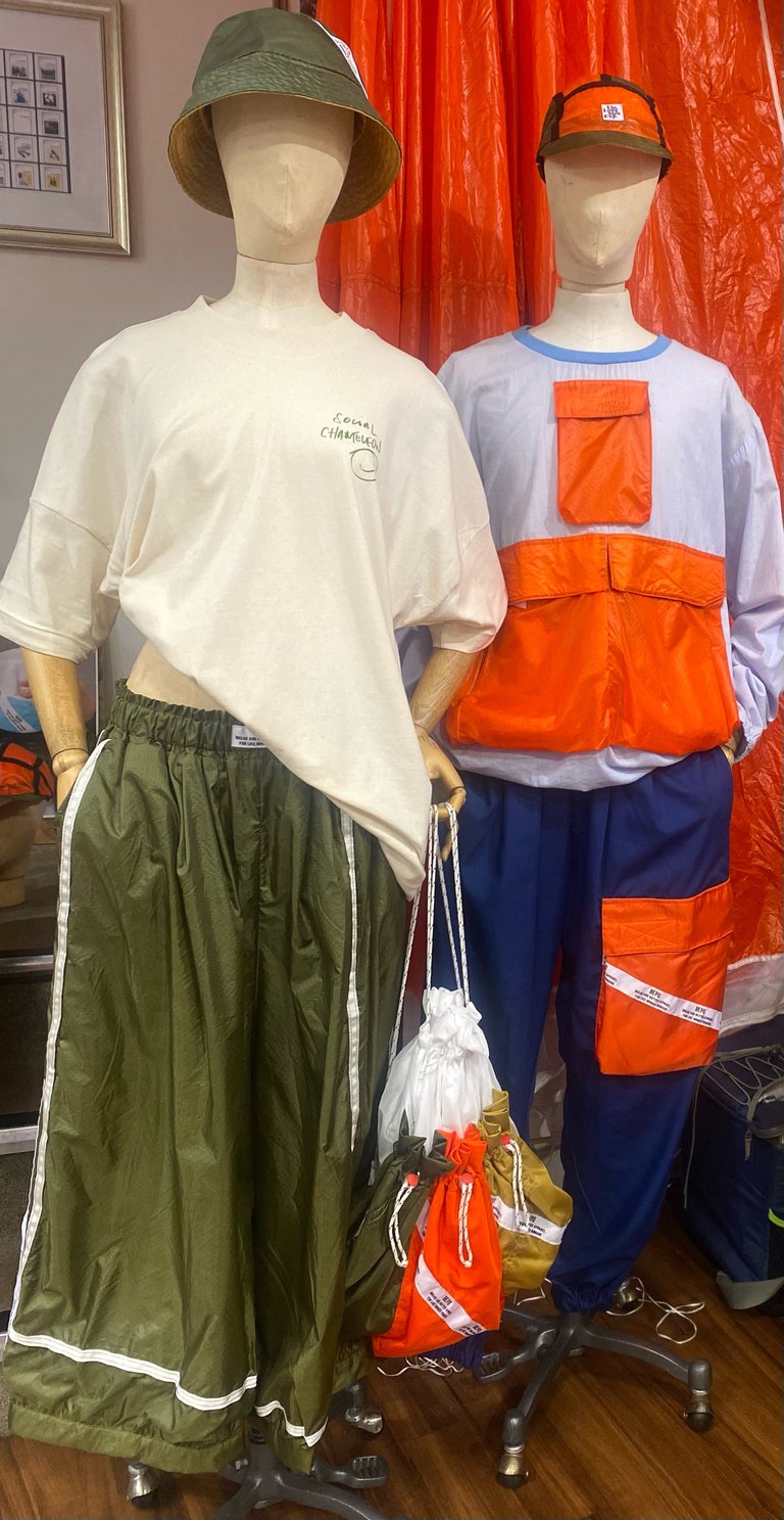 Wide Cropped Parachute Pants Image 2