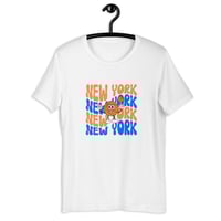 Image 2 of New York Knicks Bubble Print T-Shirt