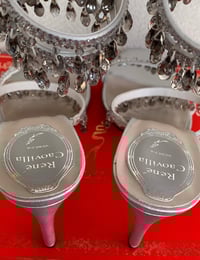 Image 3 of CHANDELIER SILVER TWIST HEELS