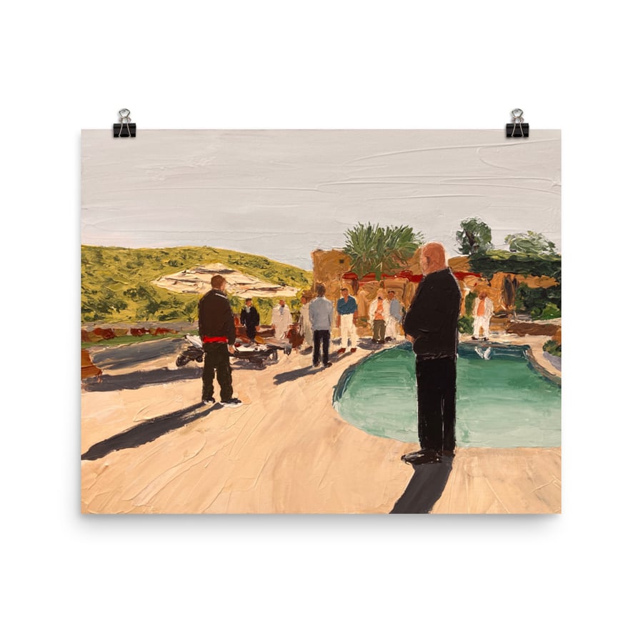 Image of Gustavo’s gift for Don Eladio (prints) yellow tint edition)