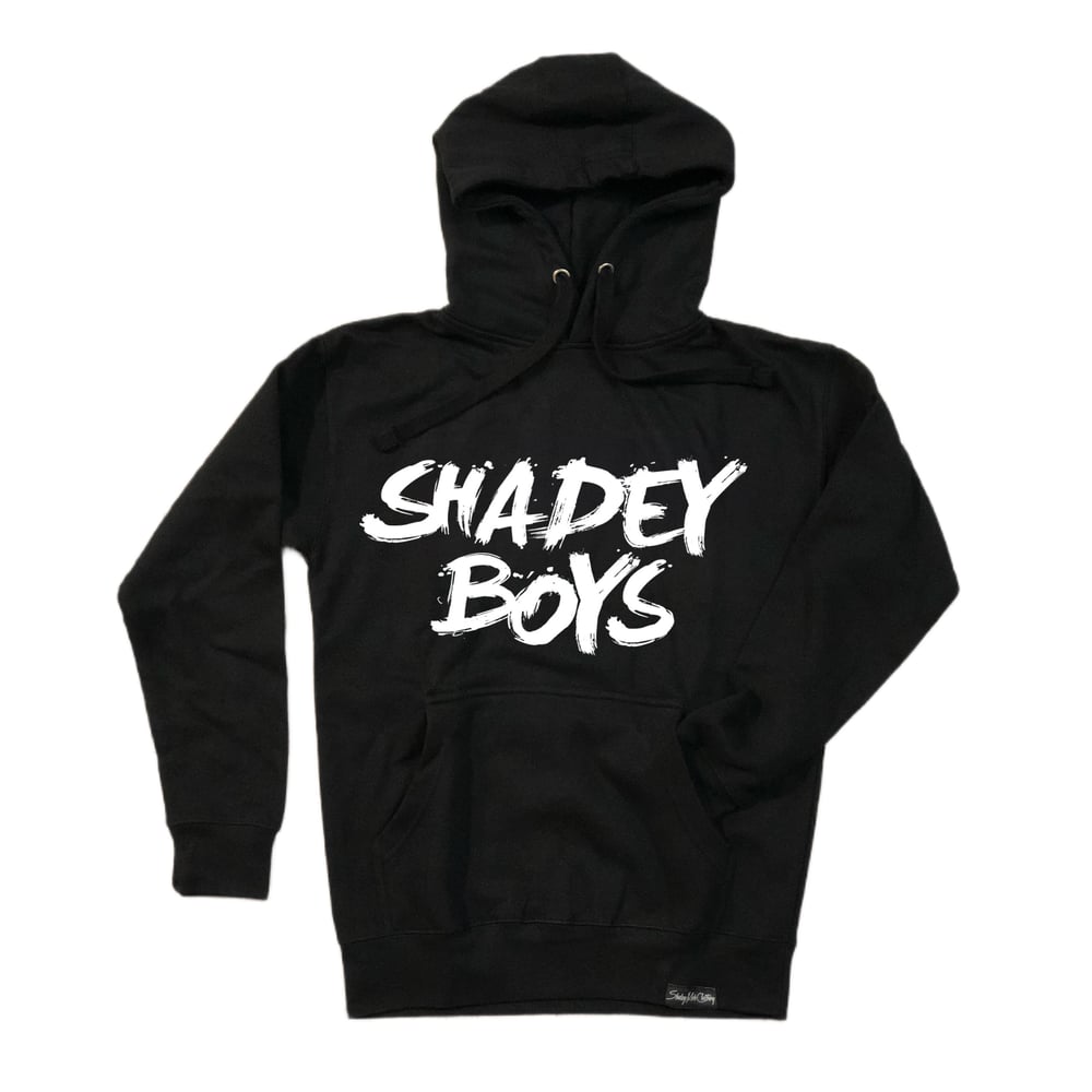 Image of Shadey Boys hoodie (Black & White)