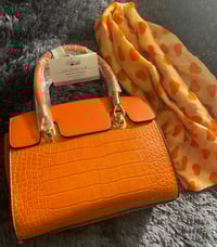 Image 4 of Orange Satchel Handbag