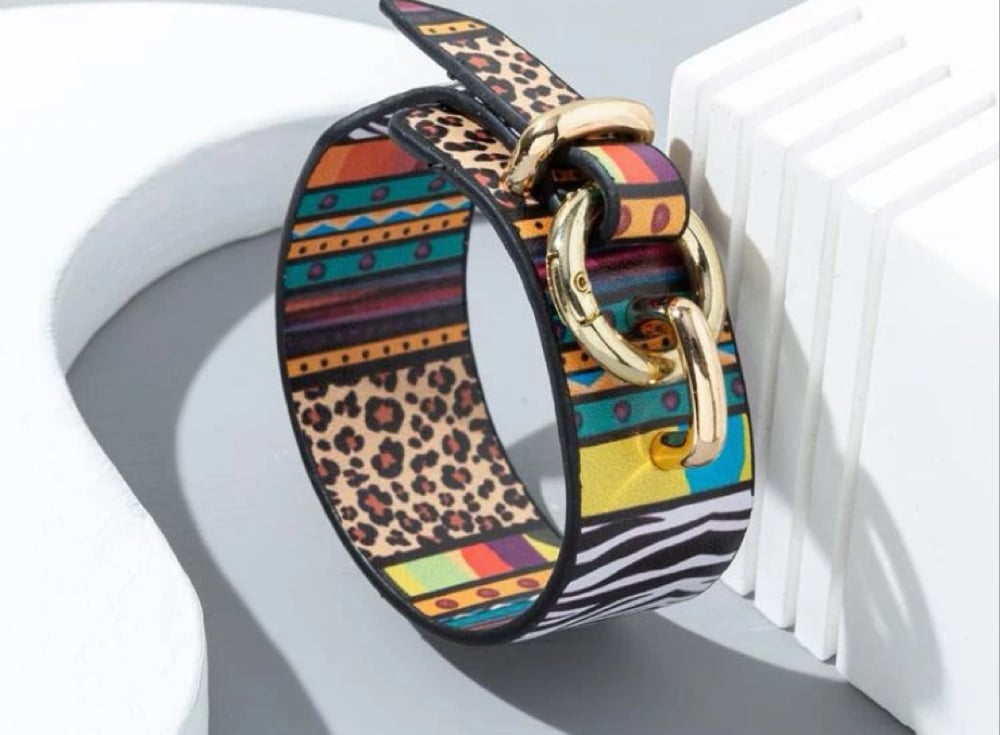 Image of “Leopard colorful bracelet”
