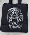 Hand Printed Mothman Tote Bag