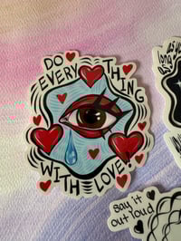 Image 2 of Love and Light Sticker Trio