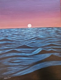 Image 2 of Ocean Deep 9"x 12" ORIGINAL 