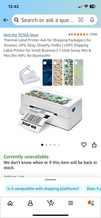 Image 5 of TeTea Thermal Label Printer