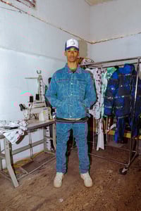 Image 4 of DENIM + DENIM Barb Wire Stacked Jeans ( Pre - Order )