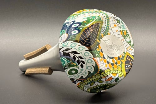 Image of DocOuflage Aluminum Straight - Green Paisley