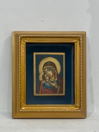 Image 3 of Madonna and Child, Devotional Oil Miniature
