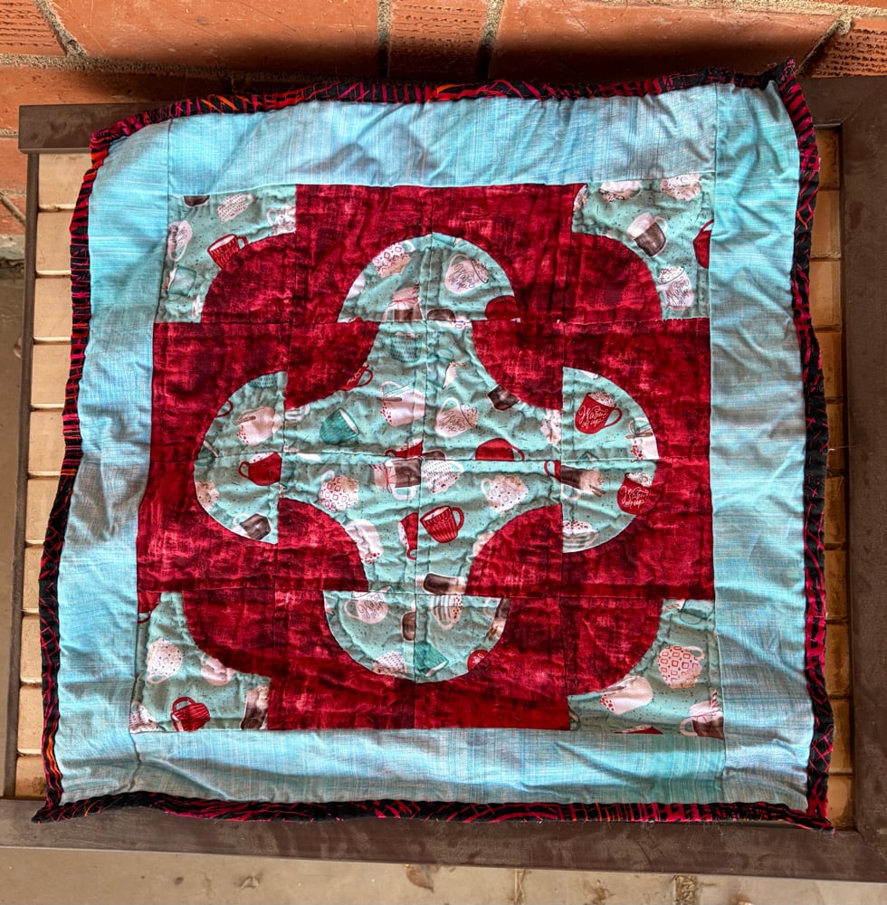 Image of Handmade Cat Quilt