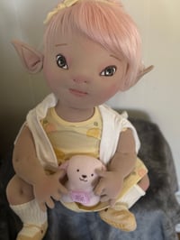 Image 4 of Morgan, 24” Fairy Girl & Puppy