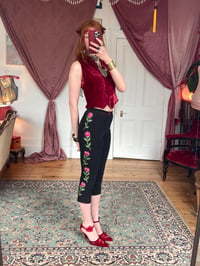 Image 4 of Moschino Rose Capris