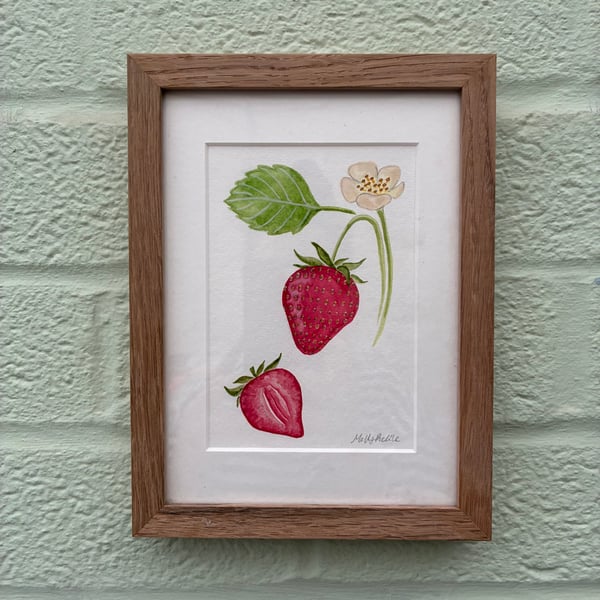 Image of £50 originals - strawberry watercolour