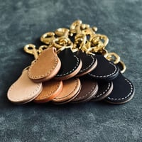 Image 3 of The Round Key Fob - Ebbtide & Grey